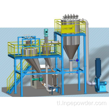 Target na uri ng jet mill na may isang integrated classifier